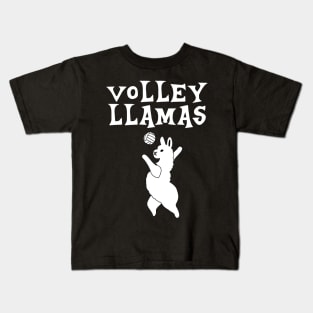 Volley Llamas Funny T-shirt For Boys Girls Kids T-Shirt